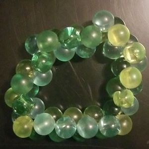 ☯️Green boho bracelet